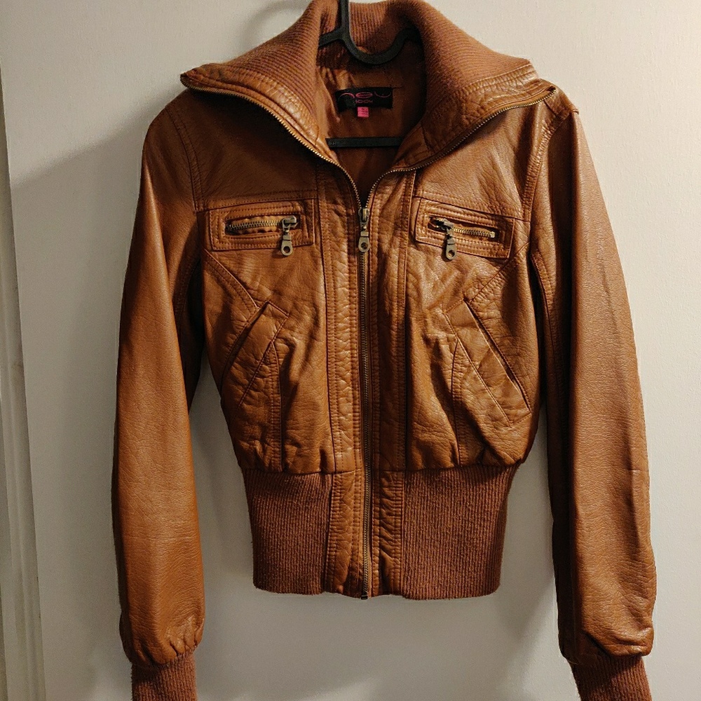 Fux leather jacket